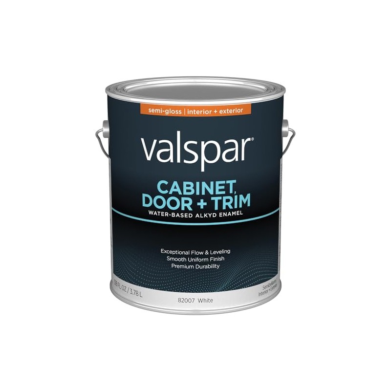 Valspar 82007 White Base Cabinet, Door & Trim Interior and