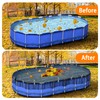 Adnee 33X18 Ft Oval Swimming Pool Leaf Net Cover,Pool Mesh