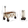 Asperata Collapsible Wagon Cart Foldable; 330lbs/300L Heavy Duty Wagons Carts
