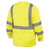 Pyramex Safety RLTS3110BXL RLTS31B Series Hi-Vis Safety T-Shirt, Polyester, X-Large,