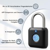Fingerprint Lock, Anweller Smart Lock with Bluetooth, Padlock Fingerprint, Lock