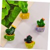 LABRIMP Funny Cactus Magnet Stickers 4 Pack Magnets for Fridge