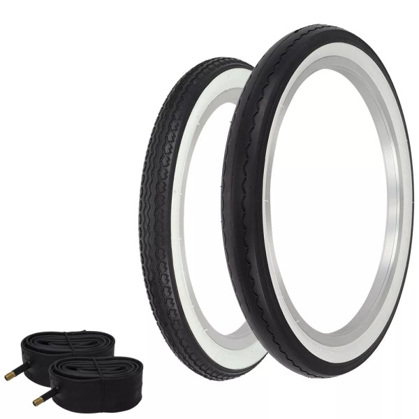 PRO+ VINTAGE SCHWINN STYLE WHITEWALL 16 X 1.75 S2 &