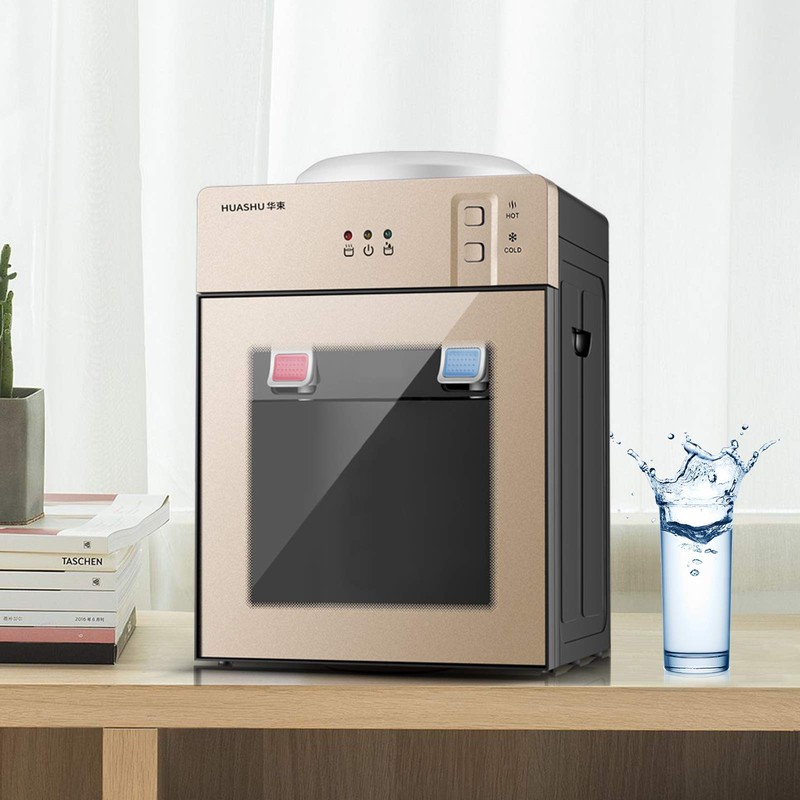 Desktop Water Cooler Dispenser, Top Loading Cooler for 1 to
