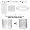 8 Pack 24'' x 12'' Large Wire Plant Protector from
