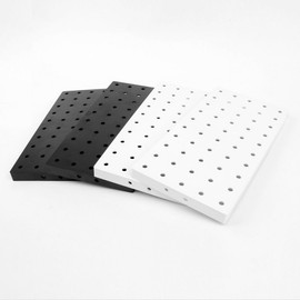Acrylic perforated board 2P pegboard perforated board Storage board black