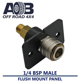Flush Mount Air Fitting Straight 1/4'' BSP male Without Cap Nitto air compressor air tank tyre inflation deflate