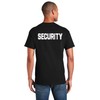 Promotion & Beyond Security Guard Event Staff Double-Sided Unisex T-Shirt