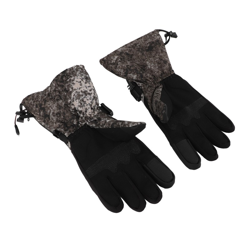 1Pair Heated Gloves DC Connection Battery Powered Touchscreen 3 Adjustable