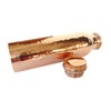 Rastogi Handicrafts Pure Copper Water Bottle Real Small Hand Hammered