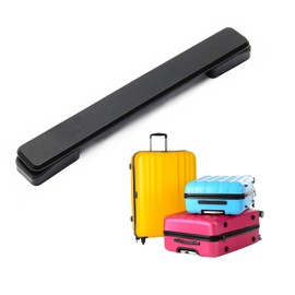 Luggage Suitcase Handle with Ergonomic Grip for Comfortable Carrying, Suitcase Repairs Replacement Handle Carry Strap Long 7.9‘’ Fits Most Luggage Models, Quick and Easy Installation for All Travelers