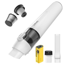 LiTHELi Handheld Vacuum Cleaner Cordless,10000Pa Suction Power with Rechargeable U Battery Ultra Lightweight Mini Car Vacuum,for Car, Home, Pet and Other Crevices, Yellow