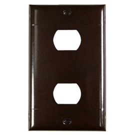 Legrand-Pass & Seymour K2 Plastic Despard Opening Wall Plate Two Horizontal Opening Per Gang Includes Mounting Straps