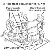 Coleman, Emerson, Nordyne, Intertherm, Miller 3 Pole Sequencer Relay Mobile