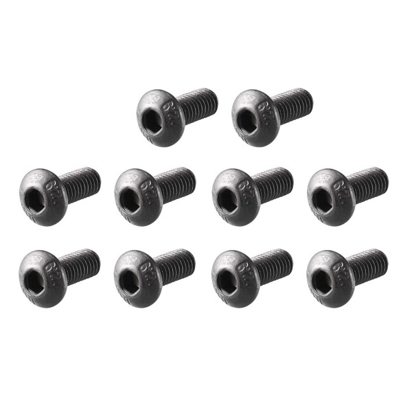 uxcell M4 x 10mm Alloy Steel Hex Bolt Socket Head