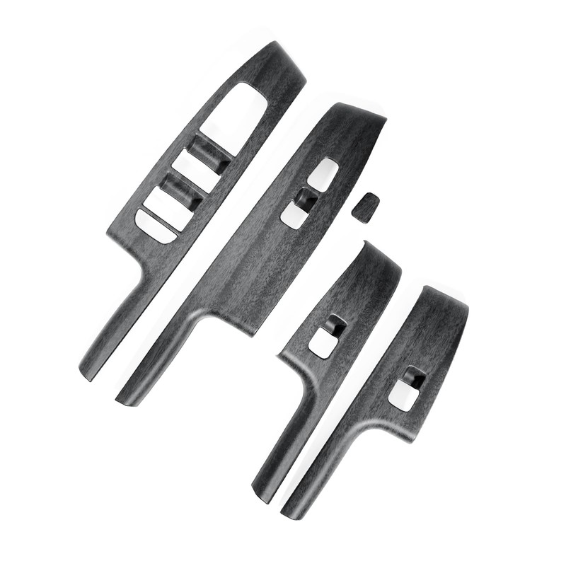 JUIVEEL Car Window Switch Panel Cover,Side Door Glass Lock Control