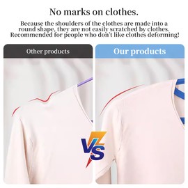 Plastic Clothes Hanger, Extra Thick Plastic Wide Shoulder Adult 360 Degrees Rotate Slip Resistant Standard Clothing Hanger Ideal for Everyday Use Green 10 Pack