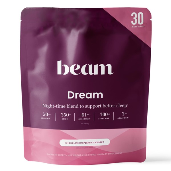 Beam Dream Sleep Powder, Natural Sleep Aid and Magnesium Hot