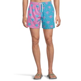 Chubbies Men's Standard The Prince of Prints 5.5" (Classic Lined Swim Trunk), Bright Blue