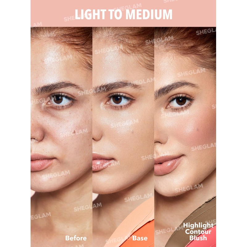 SHEGLAM All About That Face Multifunctional Face Palette-Mocha Sculpt