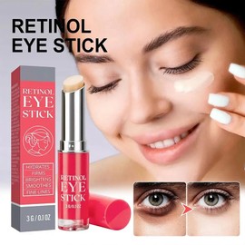 Retinol-Augencreme-Stick - Augensackentferner - Augencreme gegen Falten und Augenringe - Anti-Aging-Augencreme - Verbessert die Elastizität des Teints - Reduziert Mattigkeit Schwellungen Glatt Haut