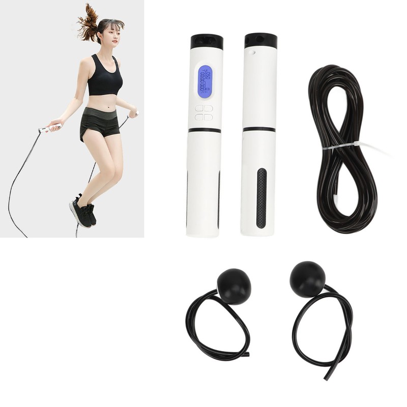 Electronic Jump Rope Workout Weighted Handle Smart Exercise Skipping Rope