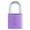 Brinks 1-1/2in (38mm) Purple Anodized Aluminum Solid Body Padlock