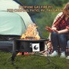 ONLYFIRE OUTDOOR LIVING Propane Gas Fire Pit 22¡±, Portable Smokeless