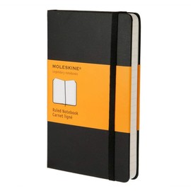 Moleskine Ruled Hardcover Notebook Large Black