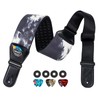 LEKATO Guitar Bass Strap for Electric Guitar Bass, 3" Wide