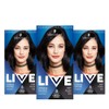 LIVE Schwarzkopf Live Intense Colour Black Hair Dye, 3-Pack Permanent