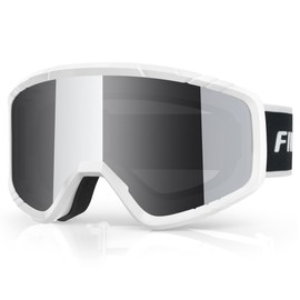 [Findway] Ski Goggles, Kids Snowboard Goggles, Kids OTG Wide Field Lens Goggles, Skiing UV400, 100% UV Protection, Anti-Fog, Snowboarding, Windproof, Snowproof, Lightweight and Shockproof, Climbing, Skiing, Snowboarding, Bike Exercise, Suitable for Boys 