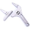 Adjustable Spanner Wrench, Wide Opening Jaws Spanner, Heavy Duty Aluminum