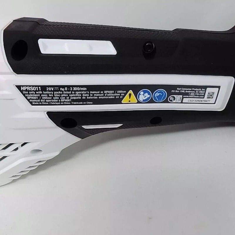 HART Reciprocating Saw 20 Volt Saw 20V Hart HPRS011 Tool