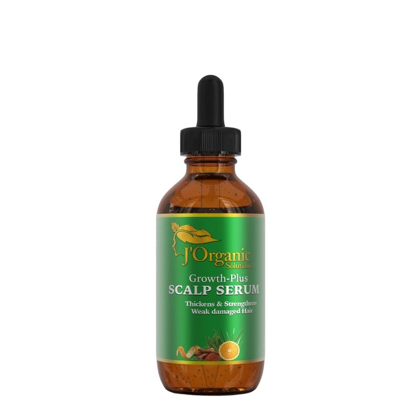 J'Organic Solutions Aceite para crecimiento del cabello, 2 onzas