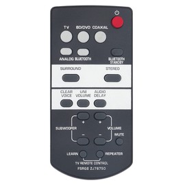 FSR66 Replaced Remote Compatible with Yamaha AV Receiver YAS-103 ATS-1030 ZJ787500 ZJ78750 YAS-105 YAS-106 YAS-107 YAS-108 YAS-203 YAS-207 ATS-1030 ATS-1060 ATS-1070 ATS-1080