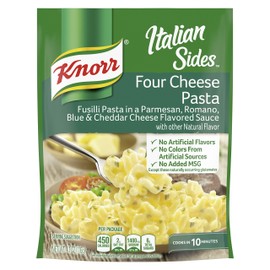 Knorr Italian Sides For a Delicious Easy Pasta Meal Four Cheese Pasta No Artificial Flavors, No Colors from Artificial Sources, No Added MSG 4.1 oz