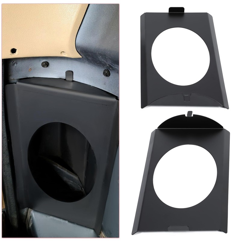 KUAFU Behind Seat Speaker Brackets Squarebody Replacement Compatible with 1973