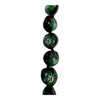 Kukui Nut Necklace Lei - Green Hibiscus Flower