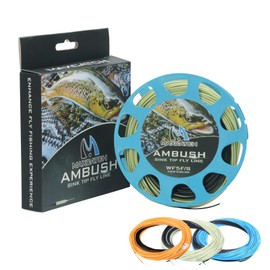 M MAXIMUMCATCH Maxcatch Sinking Tip Fly Line Weight Forward Fishing Line, 3ips/6ips, 4/5/6/7/8 F/S (Lemon Green/Black, 3ips, WF-5F/S)