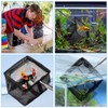 2Pcs Aquarium Fish Net, Tiny Fish Tank Net, Soft Round/Square
