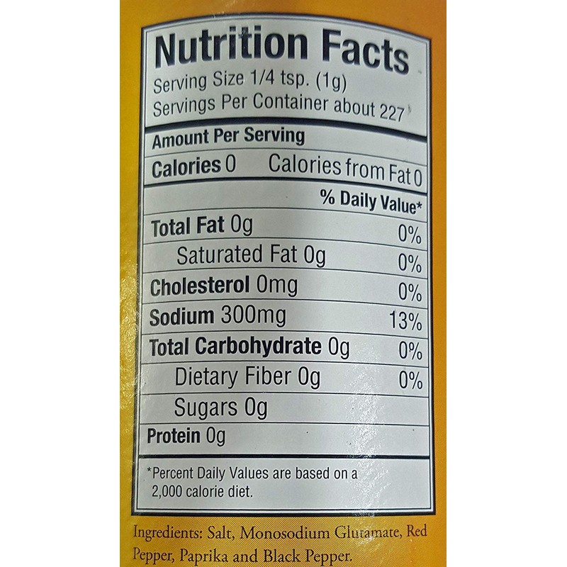 NuNu's Original All Purpose Cajun Seasoning, 8 Ounce Shaker (Pack