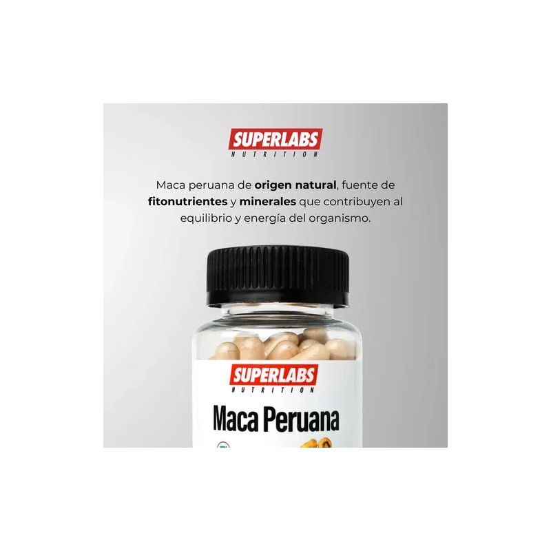 Superlabs Nutrition Maca Peruana 500 Mg - 100 Caps Sfn