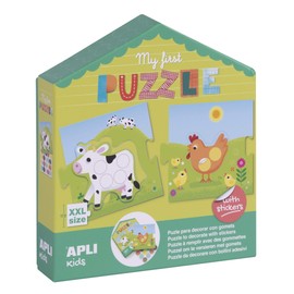 Apli Europe 17656 My First Puzzle with Gomets, Multi-Coloured