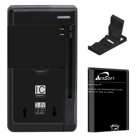 For Kyocera F Verizon Kyocera DuraXV Extreme+ E4811 1900mAh Extra Battery Desktop Charger