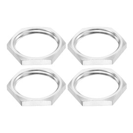 QUARKZMAN G3/4 Pipe Fitting Hex Thin Lock Nut Female Plumbing Plumbing 304 Stainless Steel Pack of 4