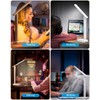 Power Strip with LED Desk Lamp, 3 Outlets 4 USB