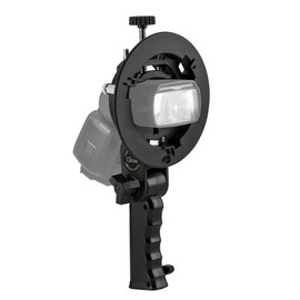 Glow Handheld Grip S-Type Bracket Bowens Mount Holder for Speedlite Flash Softbox