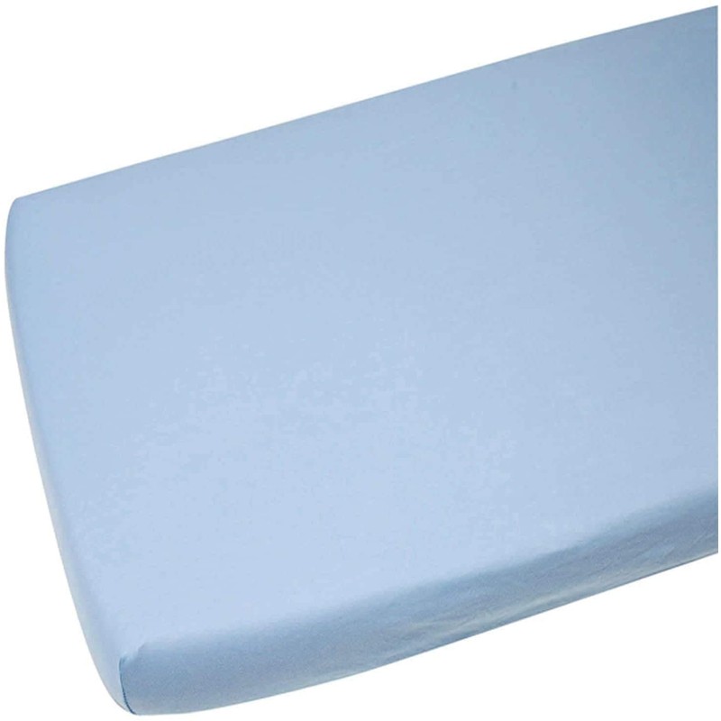 Cot Cotton Fitted Sheet (Pack of 2) - 6230BL