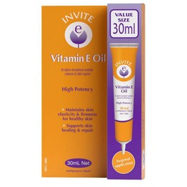 Invite E Vitamin E Pure Oil 30ml 2pcs / 인바이트E 비타민E 퓨어 오일 30ml 2개